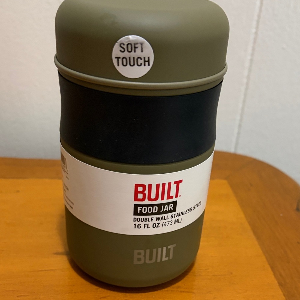 Built Olive Green Food Jar